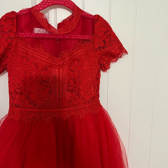 Trish Scully Formal Red Dress - Picture 2 of 4